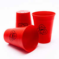 JustPong Beerpong Cups FIRE RED