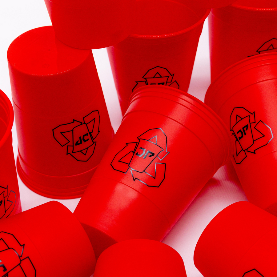 JustPong Beerpong Cups FIRE RED